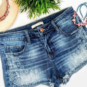 Daytrip cut off denim shorts